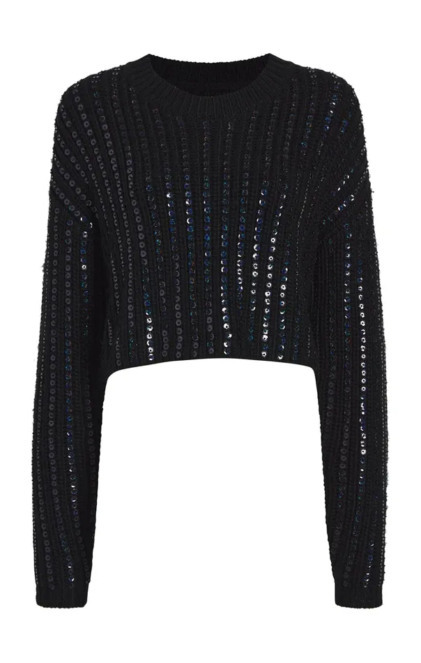Women Cinq Sept Tops Phoebe Pullover Navy