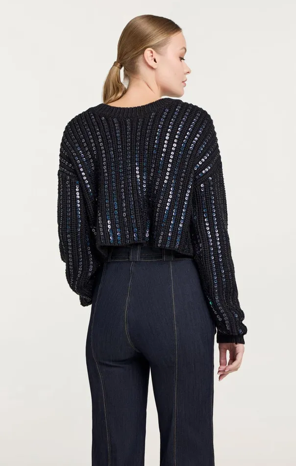 Women Cinq Sept Tops Phoebe Pullover Navy