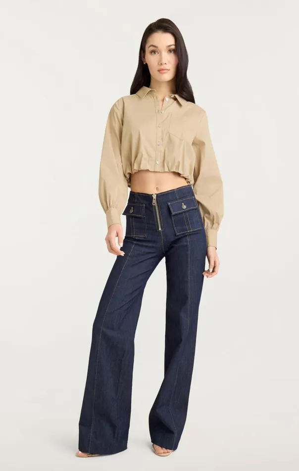 Women Cinq Sept Tops Reema Top Khaki