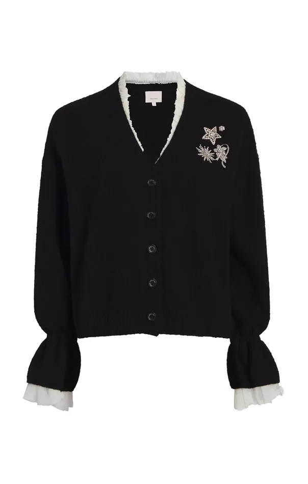 Women Cinq Sept Tops Tayah Cardigan Blackivory