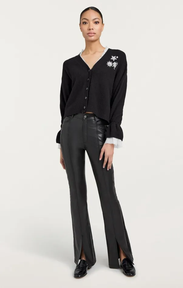 Women Cinq Sept Tops Tayah Cardigan Blackivory