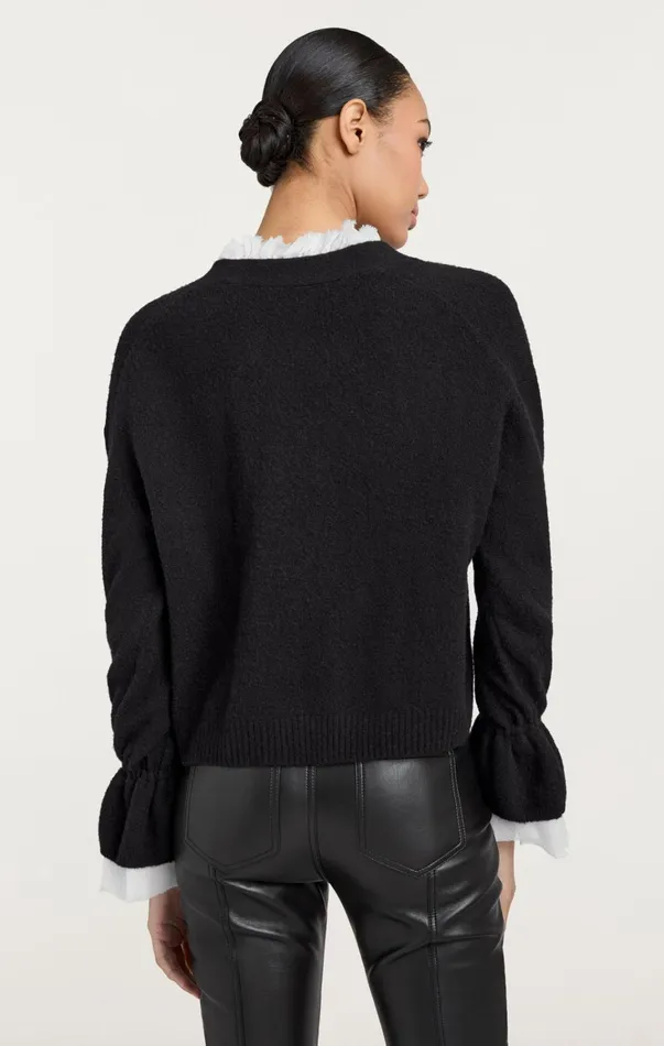Women Cinq Sept Tops Tayah Cardigan Blackivory