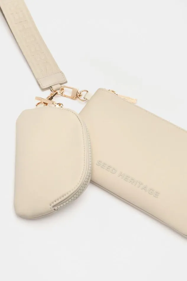 Women Clutches and Pouches Seed Heritage Seed Tech Pouch Set Oat