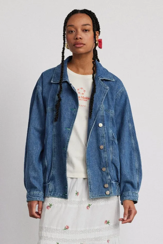 Women Coords Damson Madder Claudia Bomber 8211 Vintage Wash