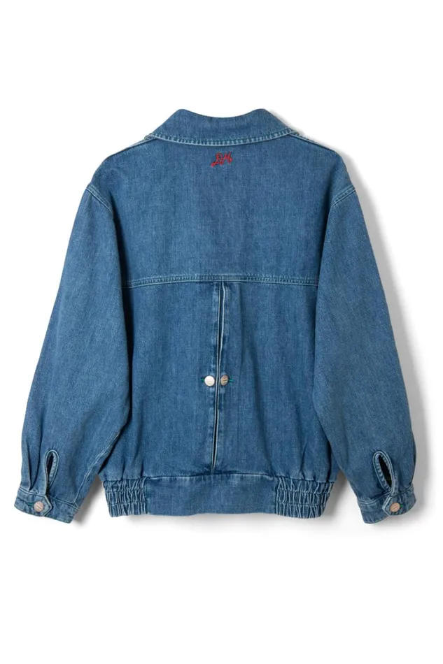 Women Coords Damson Madder Claudia Bomber 8211 Vintage Wash