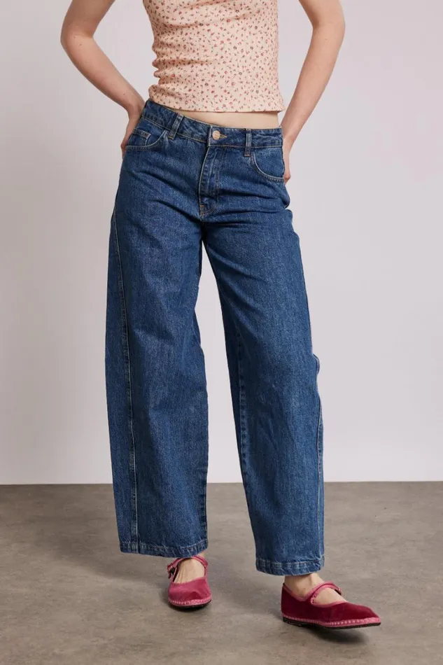 Women Coords Damson Madder Dion Jean 8211 Washed Blue