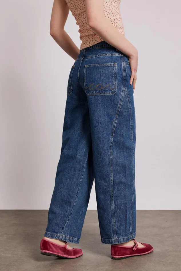 Women Coords Damson Madder Dion Jean 8211 Washed Blue