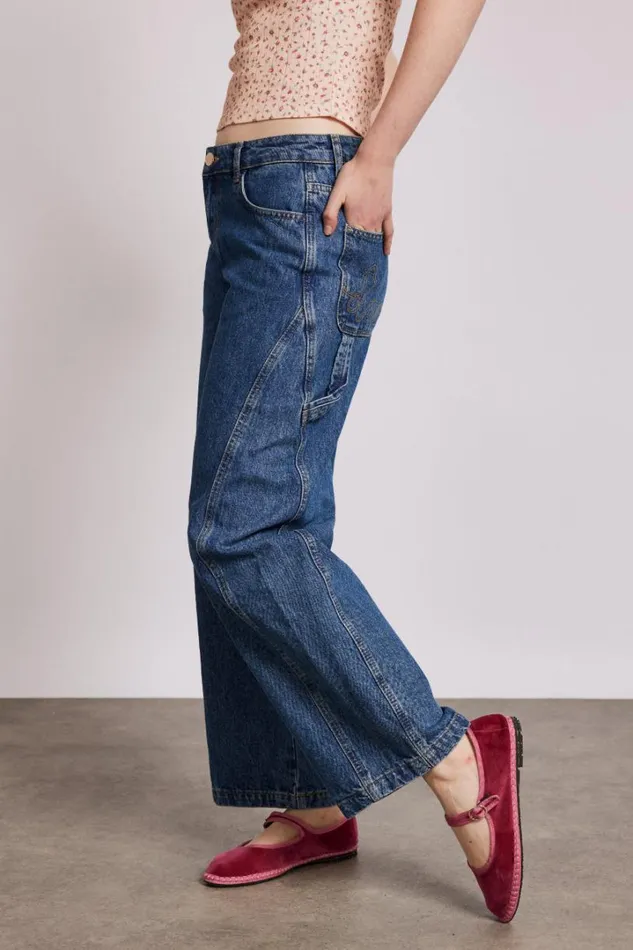 Women Coords Damson Madder Dion Jean 8211 Washed Blue