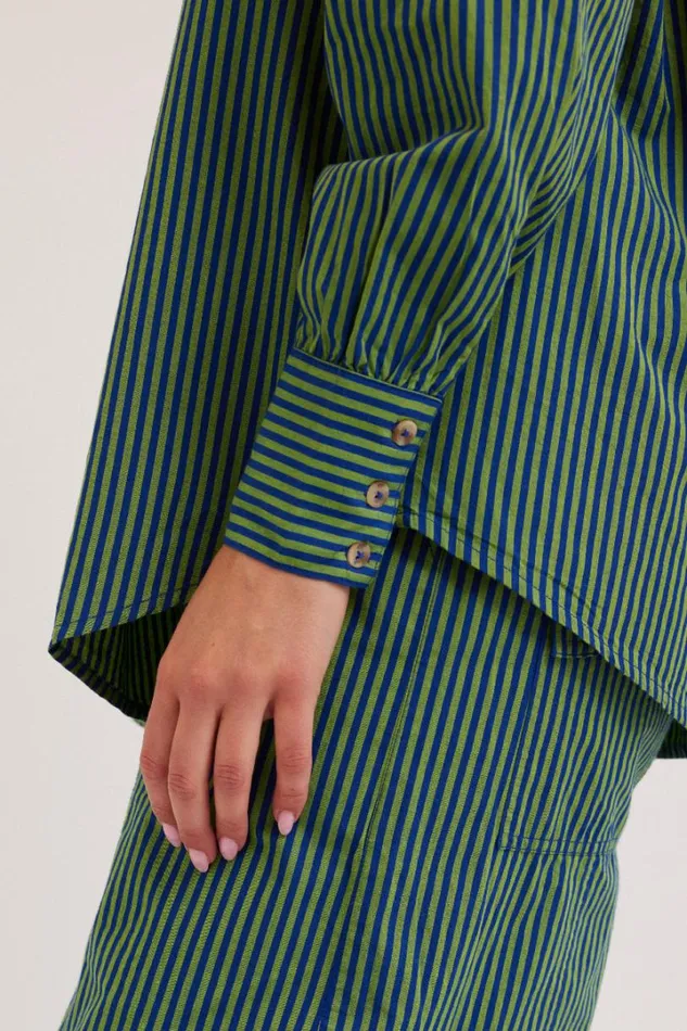 Women Coords Damson Madder Fontaine Blouse 8211 Stripe