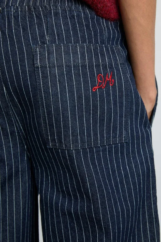 Women Coords Damson Madder Rafe Jeans 8211 Navy Pin Stripe