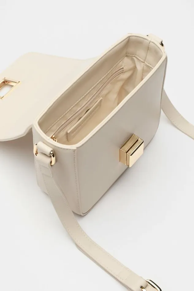 Women Cross Body Seed Heritage Boxy Crossbody Bag Oat