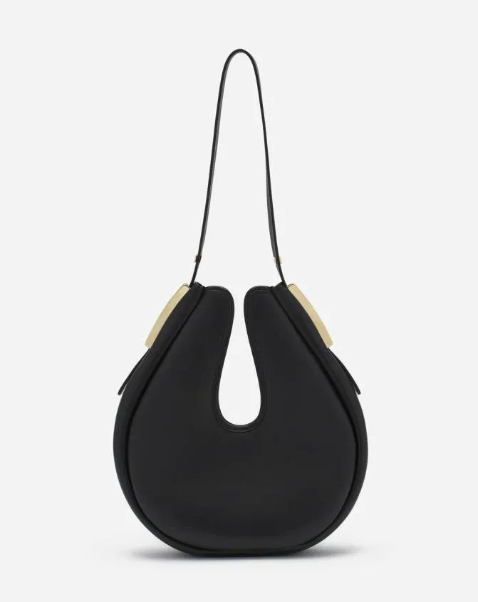 Women Crossbody Bags and Shoulder Bags Lanvin Hobo Cymbal Leather Bag Black Women Crossbody Bags and Shoulder Bags Lanvin Hobo Cymbal Leather Bag Black