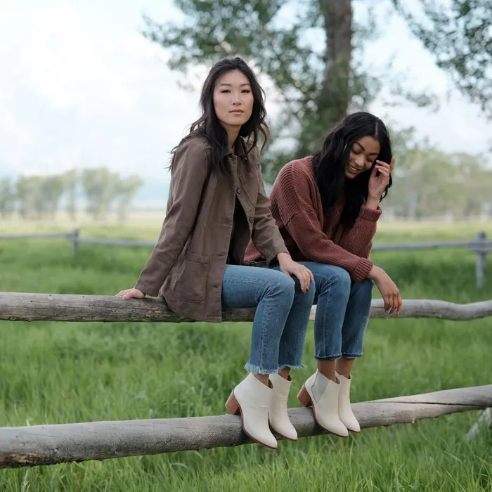 Women Dari Boot Bone Nisolo Heels