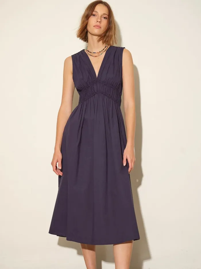 Women Darkest Navy Cyra Dress Dresses XRENA Women Darkest Navy Cyra Dress Dresses XRENA