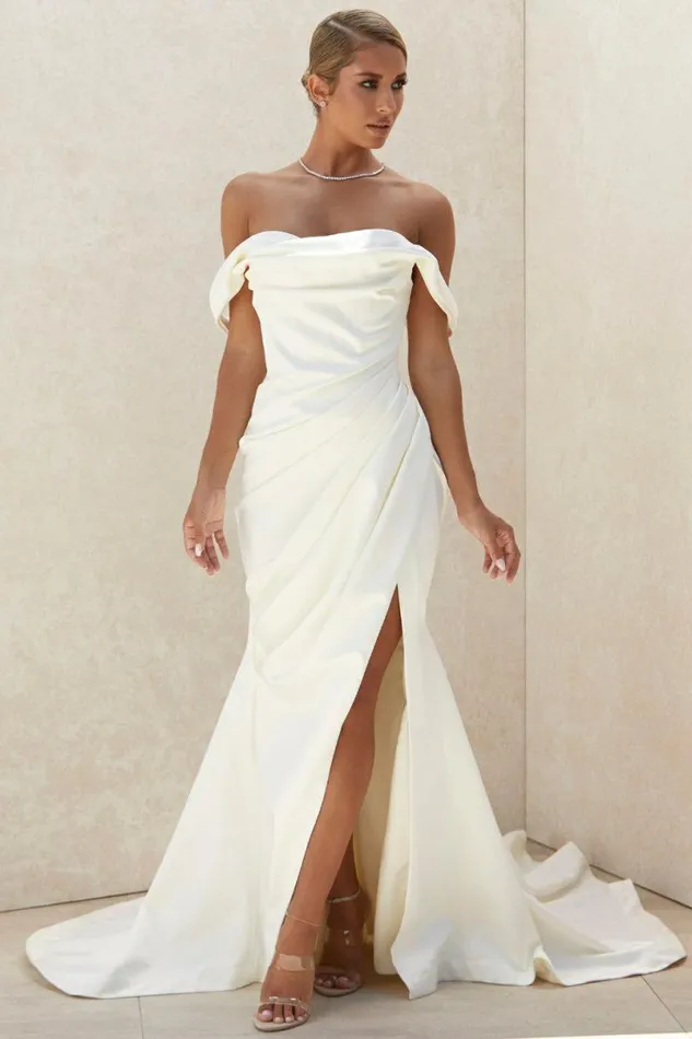 Women Delphine Ivory Draped Corset Bridal Gown 8211 Limited Edition House Of CB Shop Bridal Women Delphine Ivory Draped Corset Bridal Gown 8211 Limited Edition House Of CB Shop Bridal
