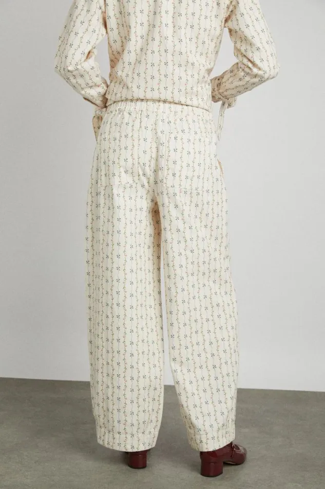 Women Denim Damson Madder Rafe Pant 8211 Floral Stripe