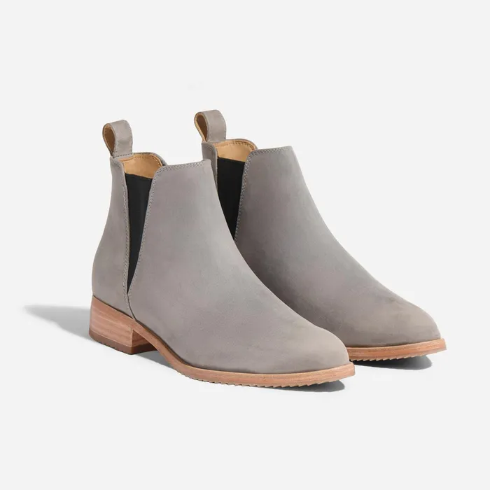 Women Eva Everyday Chelsea Boot Grey Nisolo Boots