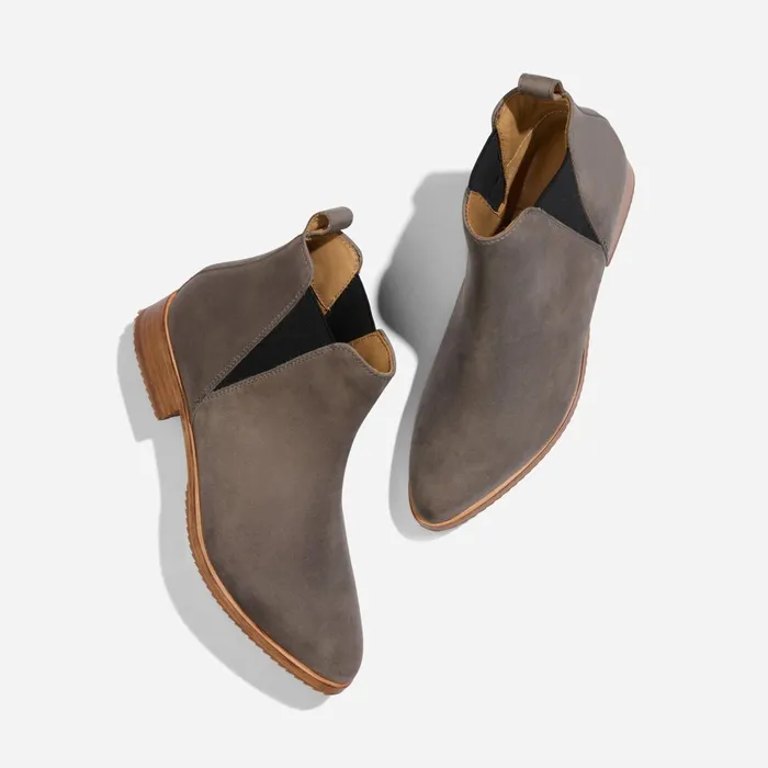 Women Eva Everyday Chelsea Boot Grey Nisolo Boots