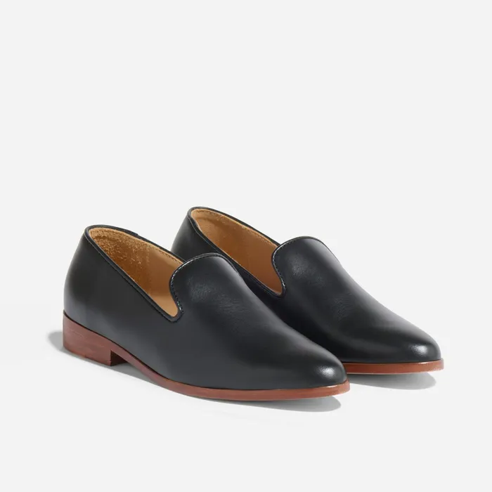 Women Everyday Slip On Loafer Black Nisolo Flats and Slip Ons