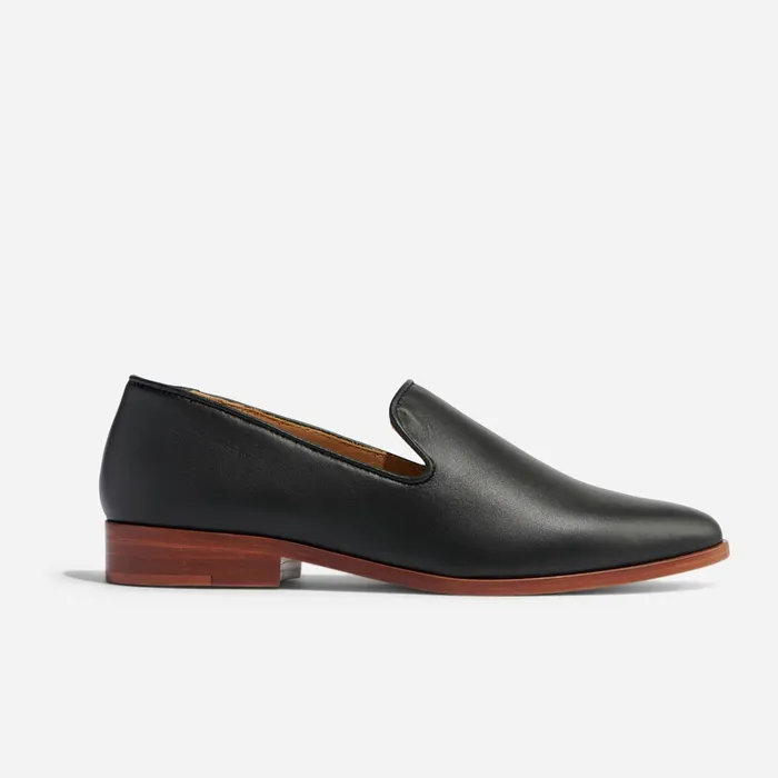 Women Everyday Slip On Loafer Black Nisolo Flats and Slip Ons