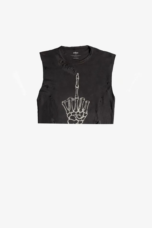 Women FU Cropped Thrasher Tank OTHER TANKS and VESTS