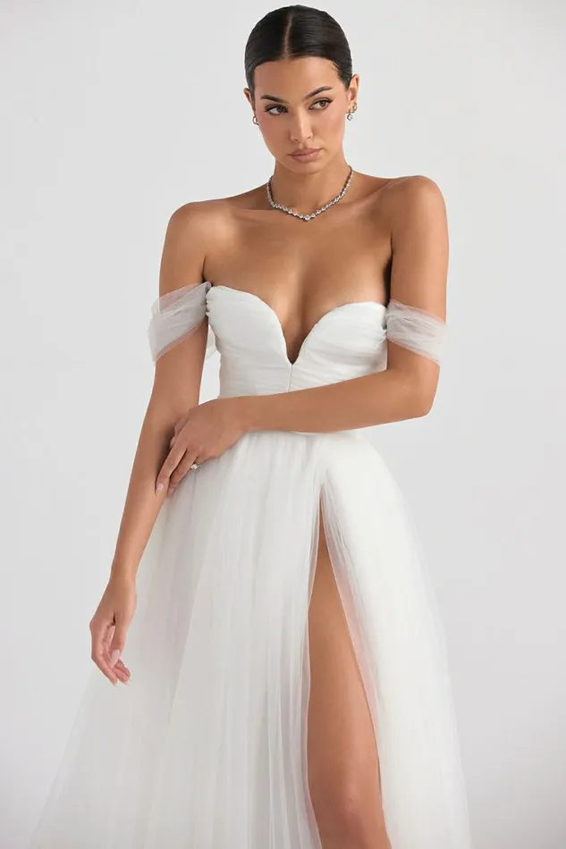 Women Fairytale White Tulle Bridal Gown House Of CB Shop Bridal