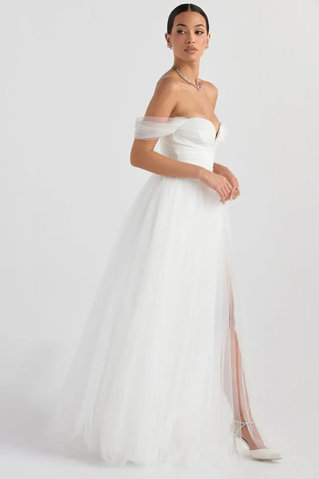 Women Fairytale White Tulle Bridal Gown House Of CB Shop Bridal