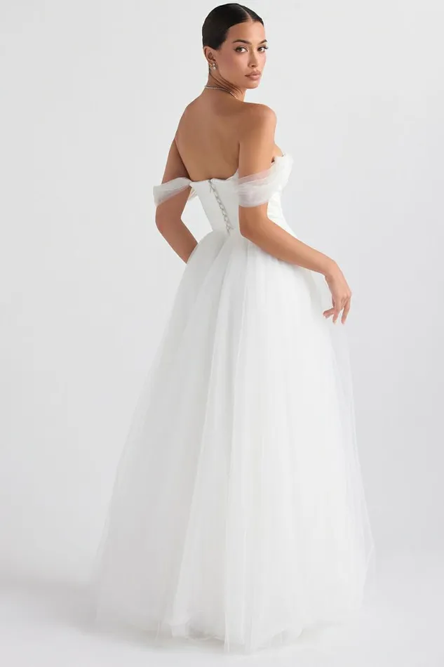 Women Fairytale White Tulle Bridal Gown House Of CB Shop Bridal