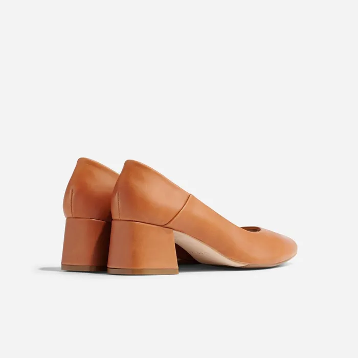 Women Fiorela GoTo Mid Heel Caramel Nisolo Heels
