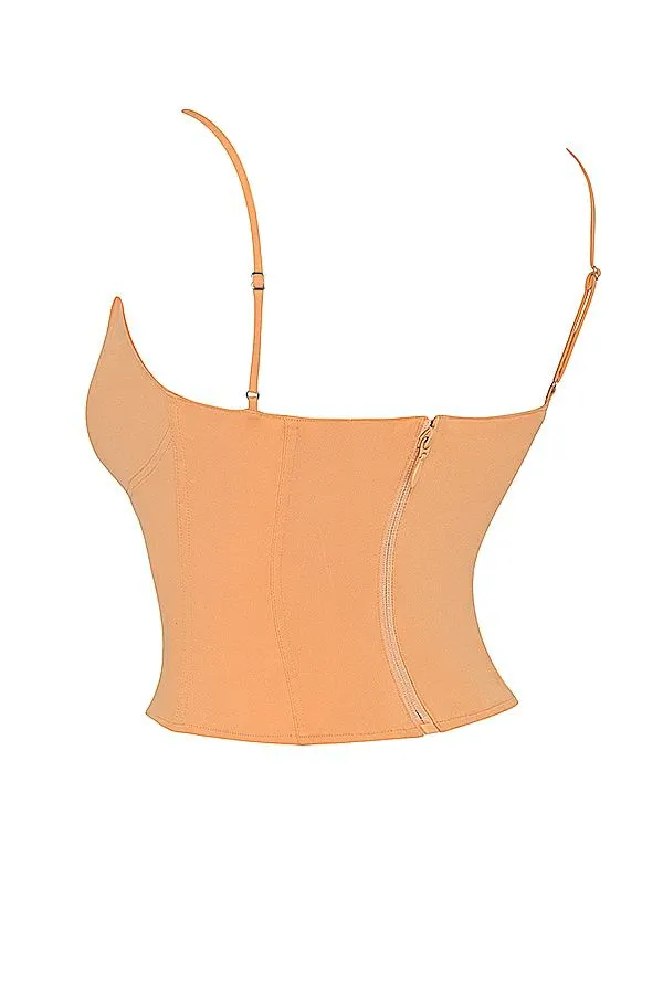 Women Flavia Tangerine Sculpting Corset House Of CB Corsets