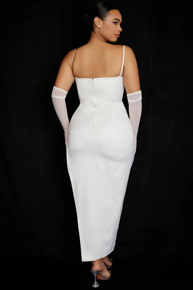 Women Flora Ivory Satin Corset Dress House Of CB Dresses Women Flora Ivory Satin Corset Dress House Of CB Dresses