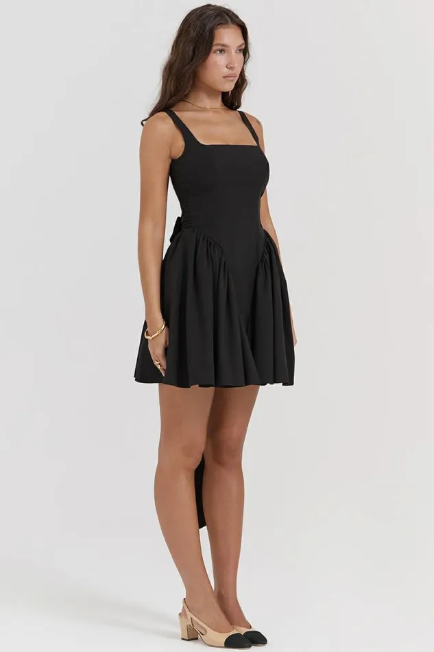 Women Florianne Black Bow Mini Dress House Of CB Dresses Women Florianne Black Bow Mini Dress House Of CB Dresses