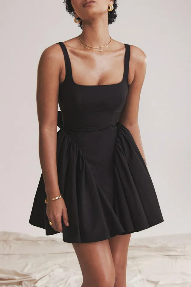 Women Florianne Black Bow Mini Dress House Of CB Dresses Women Florianne Black Bow Mini Dress House Of CB Dresses