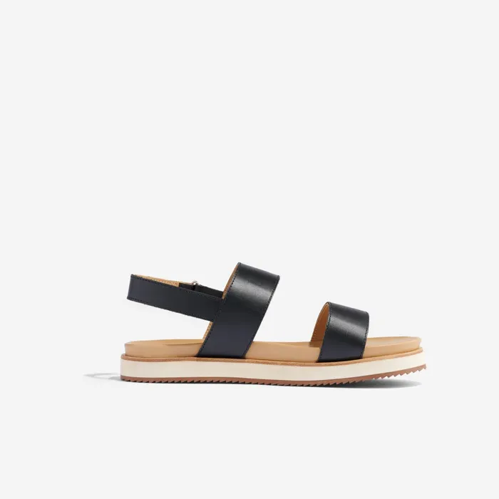 Women GoTo Flatform Sandal 20 Black Nisolo Sandals