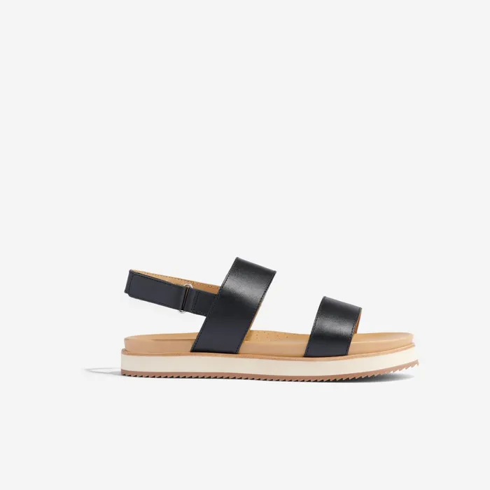 Women GoTo Flatform Sandal 20 Black Nisolo Sandals