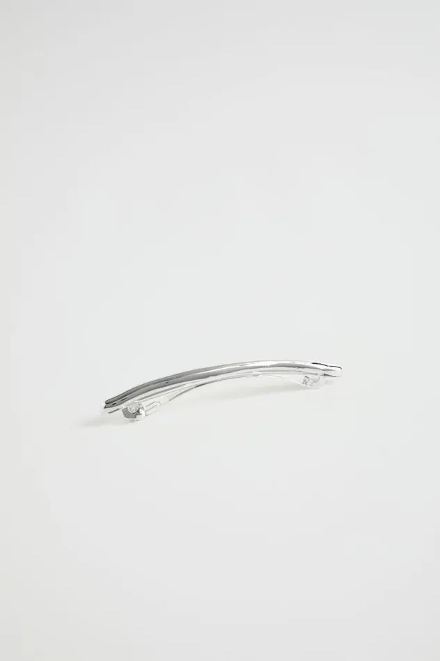 Women Hair Accessories Seed Heritage Metal Barrette Silver