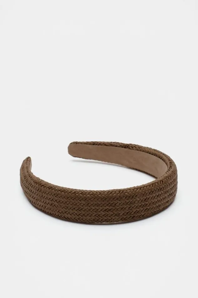 Women Hair Accessories Seed Heritage Raffia Headband Cinnamon Spice