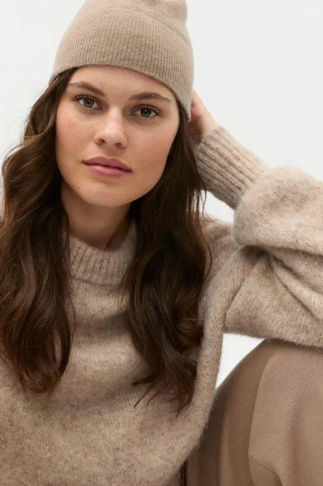 Women Hats and Gloves Seed Heritage Cashmere Beanie Cookie Marle