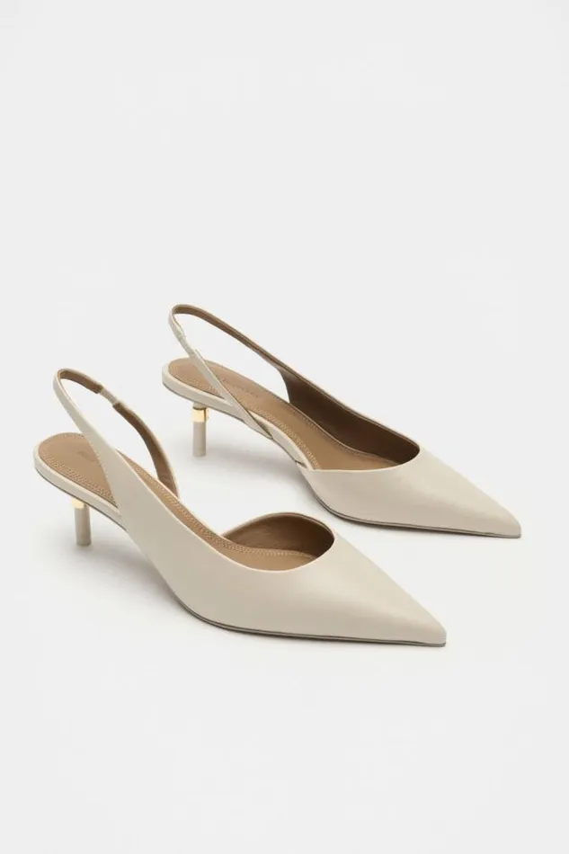 Women Heels and Wedges Seed Heritage Maia Slingback Heel Oat