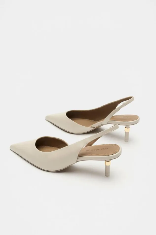 Women Heels and Wedges Seed Heritage Maia Slingback Heel Oat