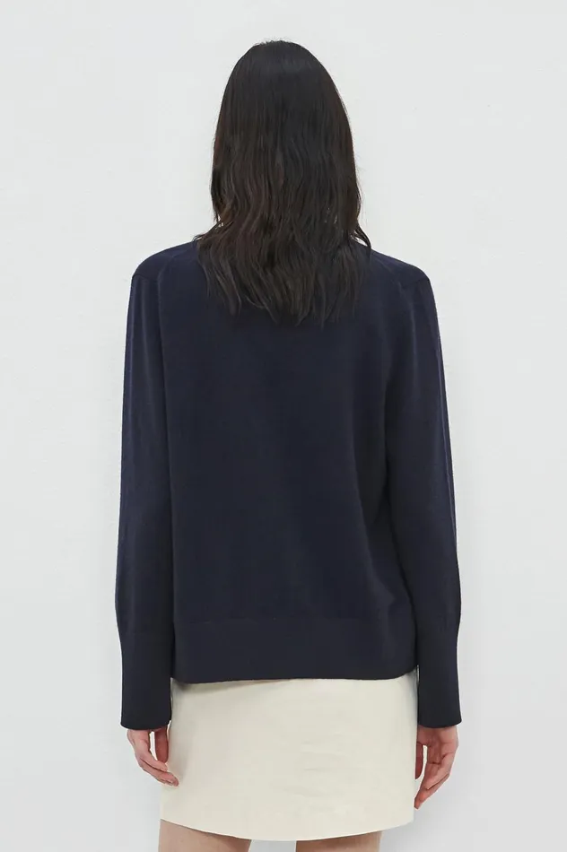 Women HOPE 8211 Cashmere Cardigan 8211 Blu Massimo Alba Knitwear