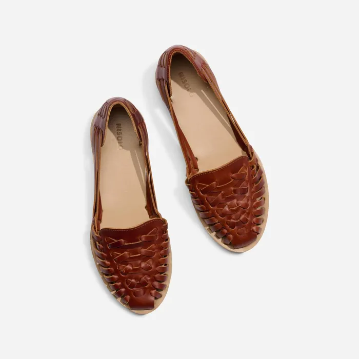 Women Huarache Sandal Brandy Nisolo Flats and Slip Ons