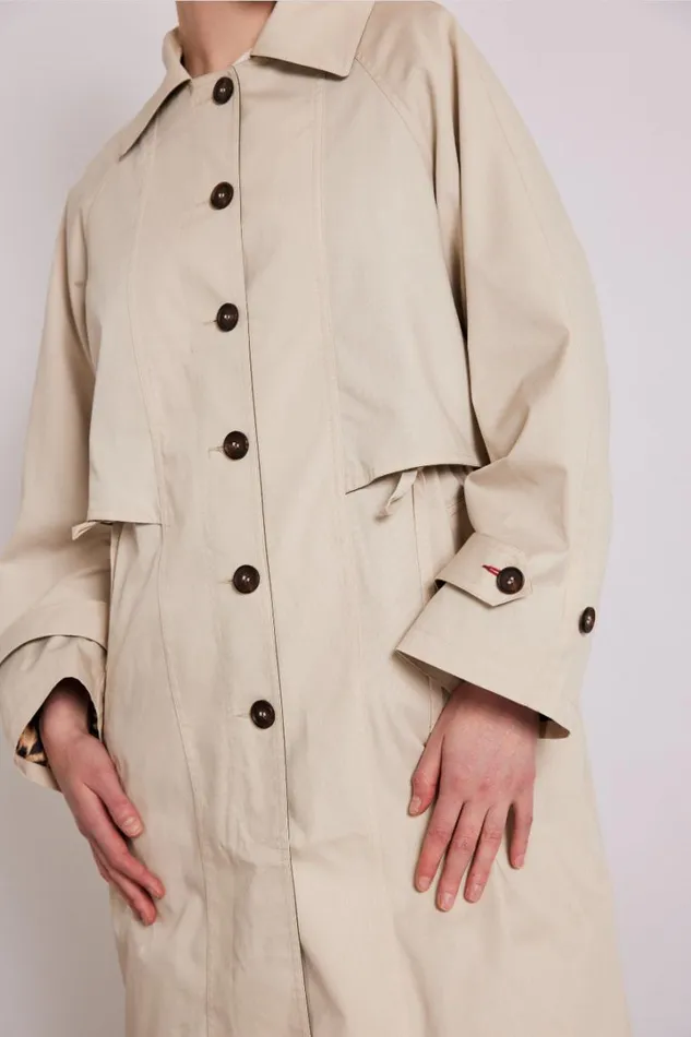 Women Jackets and Coats Damson Madder Camille Trench