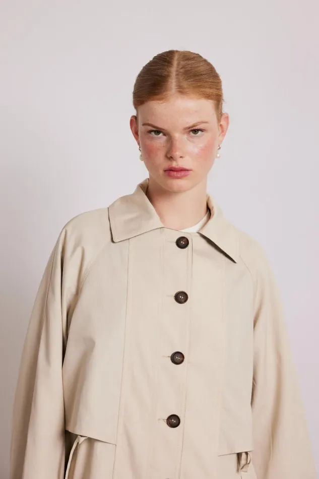 Women Jackets and Coats Damson Madder Camille Trench