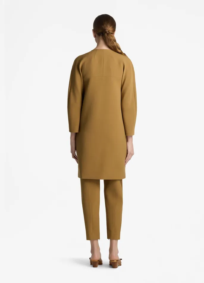 Women Jackets and Coats St John Stretch Crepe Long Jacket Hazel Women Jackets and Coats St John Stretch Crepe Long Jacket Hazel