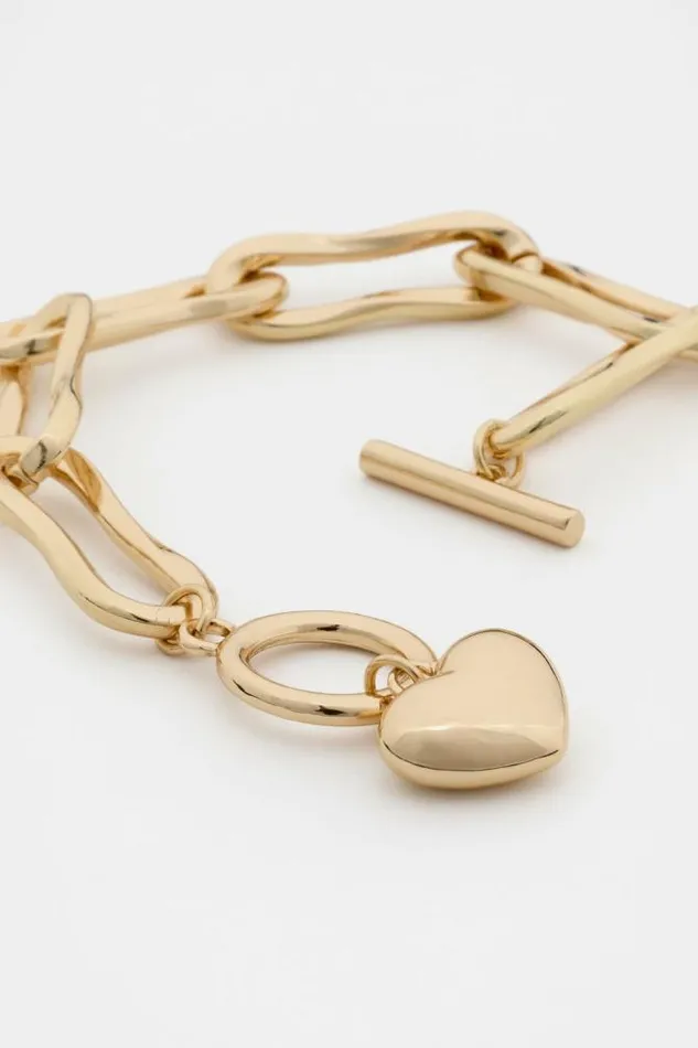 Women Jewellery Seed Heritage Heart Bracelet Gold