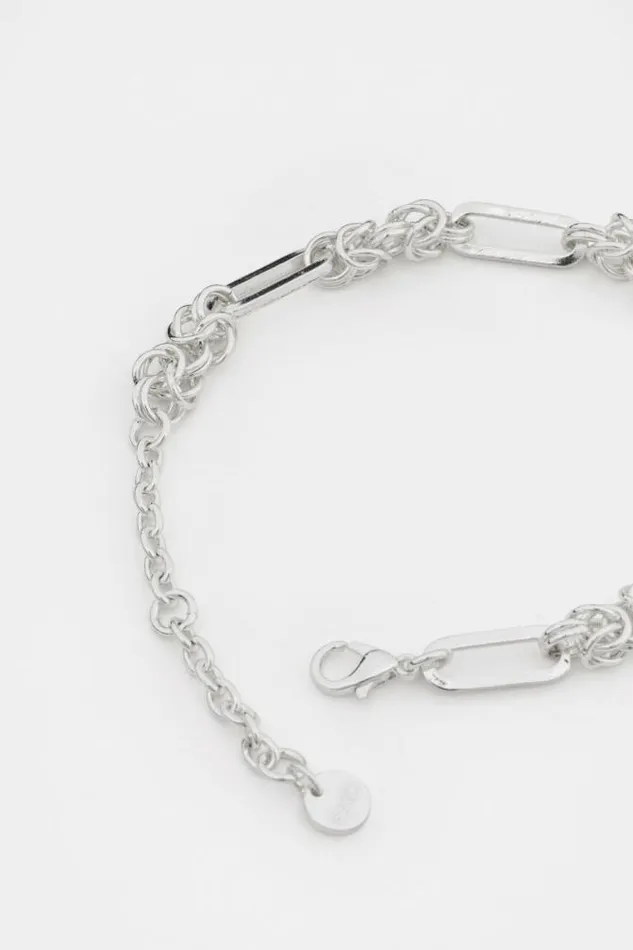 Women Jewellery Seed Heritage Links Chain Bracelet Silver