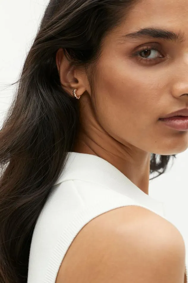 Women Jewellery Seed Heritage Looped Ear Pack Gold