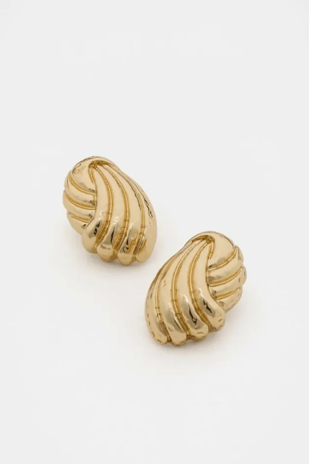 Women Jewellery Seed Heritage Vintage Knot Earring Gold