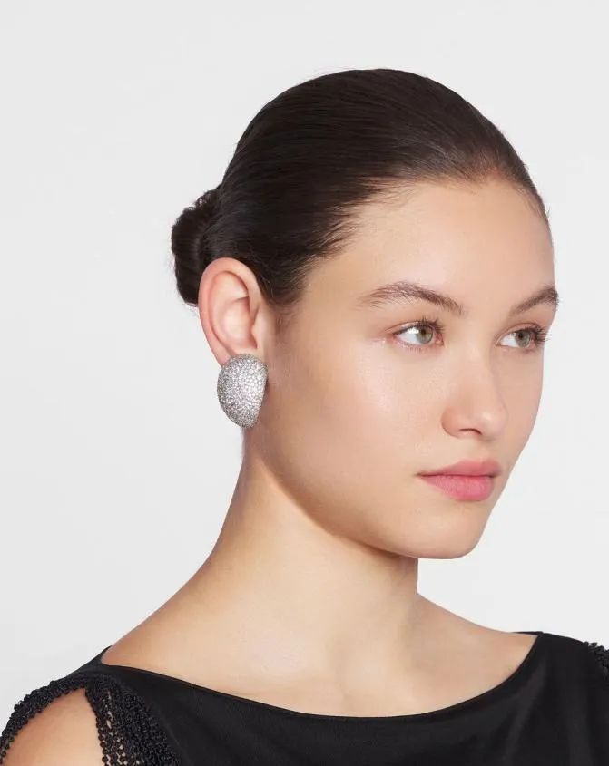 Women Jewelry Lanvin Haute Squence Rhinestone Earrings Silvercrystal Women Jewelry Lanvin Haute Squence Rhinestone Earrings Silvercrystal